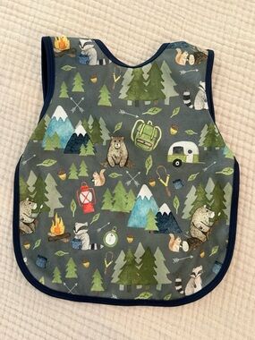BapronBaby camping bears bib / apron (6m-3T)